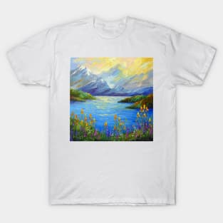 Mountain Serenity: Lakeside Whisper T-Shirt